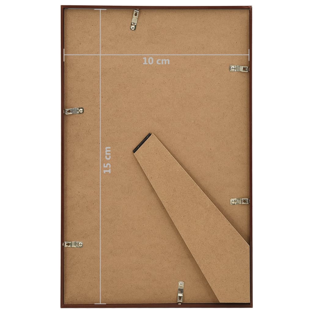 Fotolijsten 5 St Voor Tafel 10X15Cm Mdf Bronskleurig