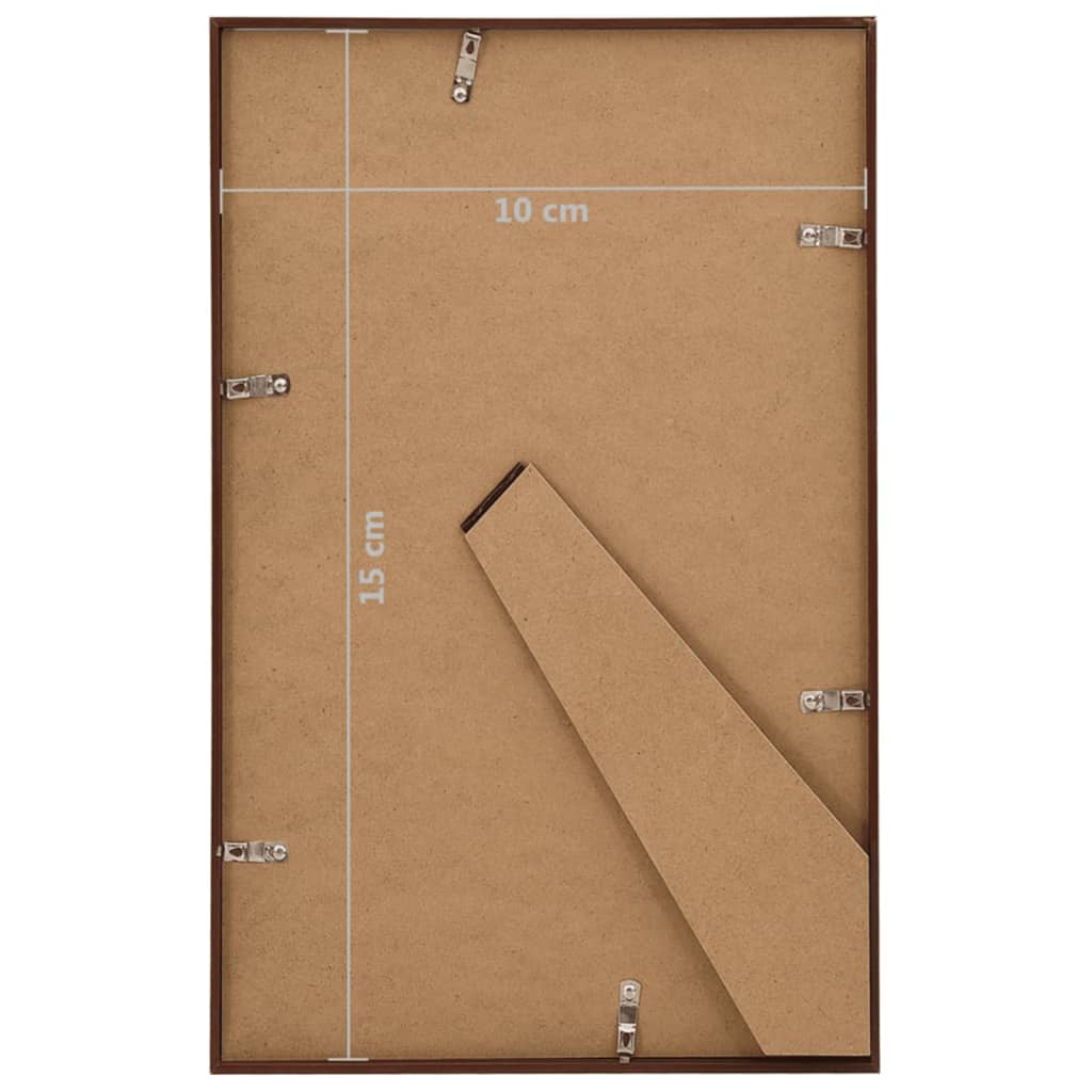 Fotolijsten 10 St Voor Tafel 10X15Cm Mdf Bronskleurig