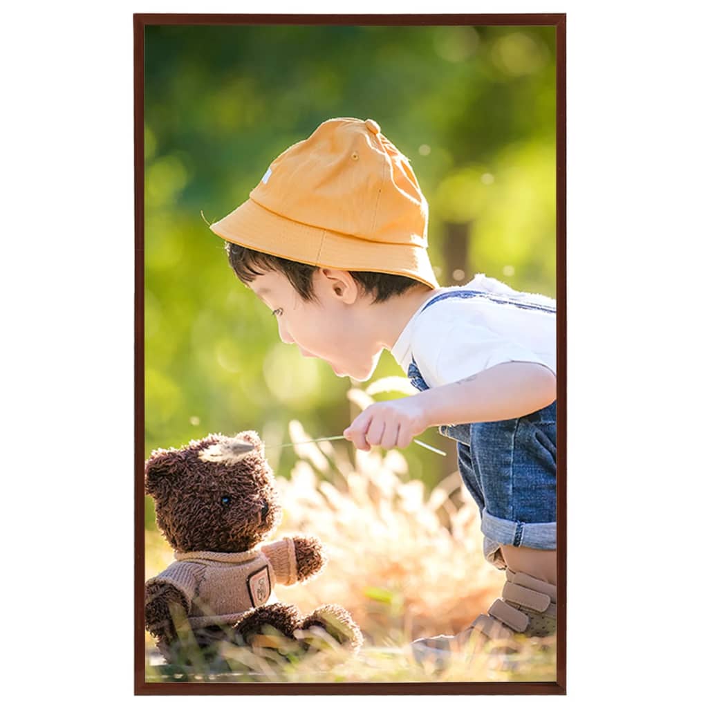 Fotolijsten 10 St Voor Wand Of Tafel 13X18 Cm Mdf Bronskleurig