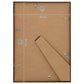 Fotolijsten 5 St Voor Wand Of Tafel 18X24 Cm Mdf Bronskleurig