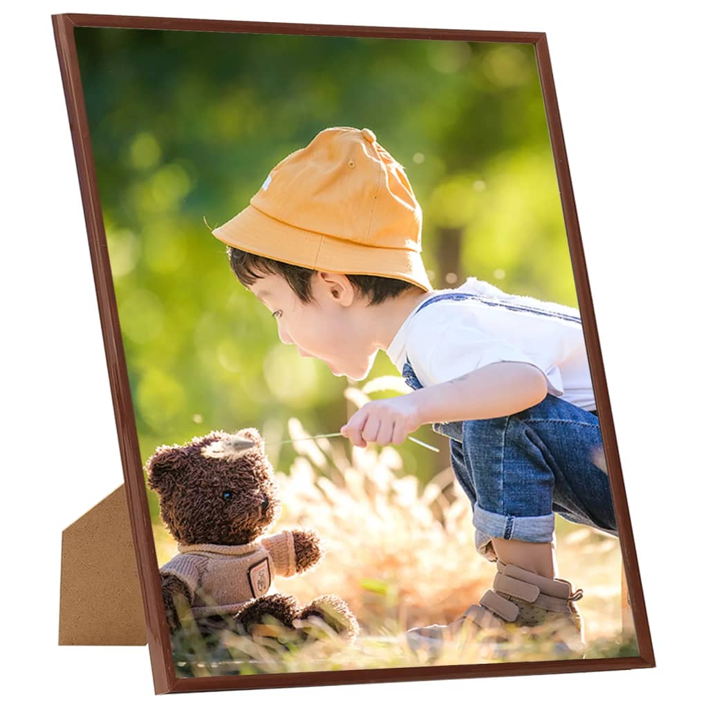 Fotolijsten 10 St Voor Wand Of Tafel 20X20 Cm Mdf Bronskleurig