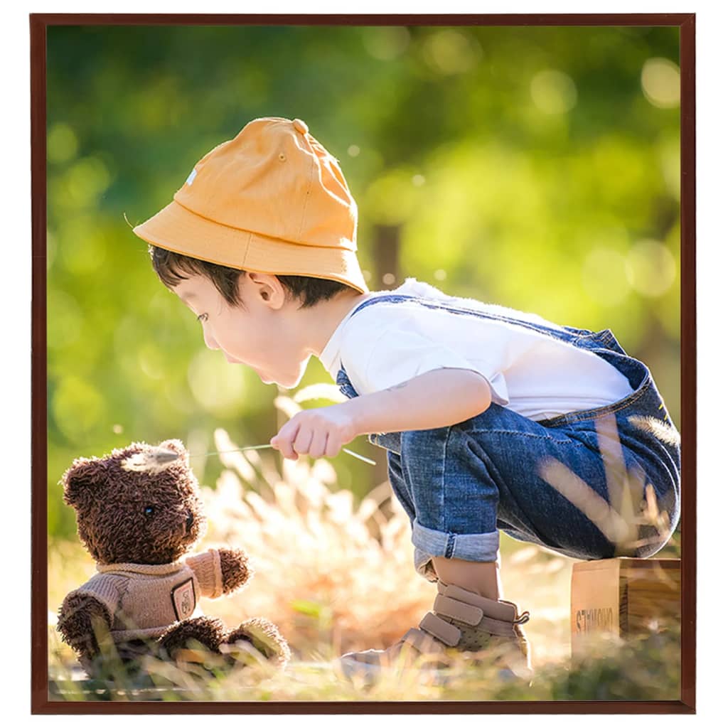Fotolijsten 10 St Voor Wand Of Tafel 20X20 Cm Mdf Bronskleurig