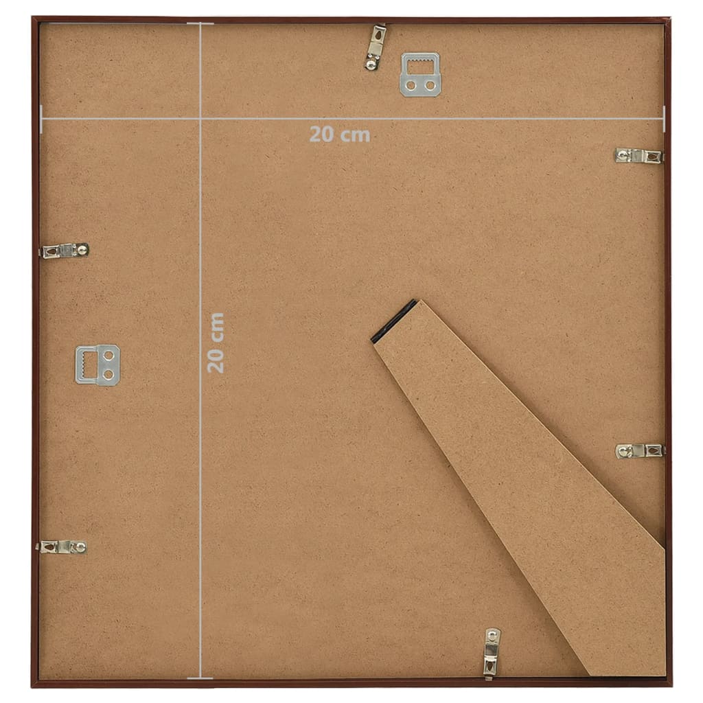 Fotolijsten 10 St Voor Wand Of Tafel 20X20 Cm Mdf Bronskleurig