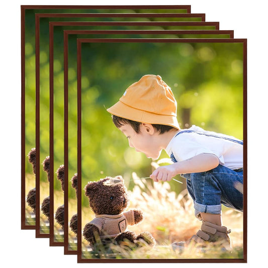 Fotolijsten 5 St Voor Wand Of Tafel 20X25 Cm Mdf Bronskleurig