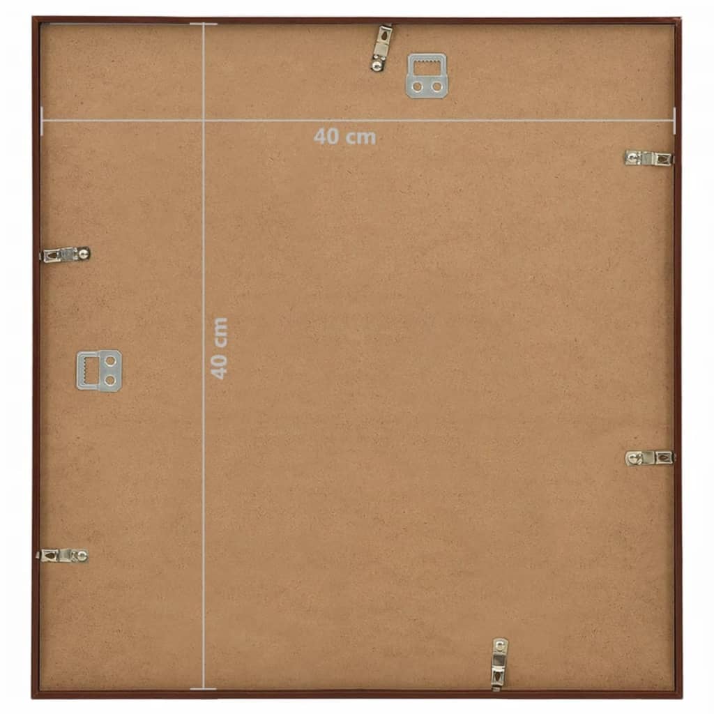 Fotolijsten 3 St Voor Wand 40X40 Cm Mdf Bronskleurig
