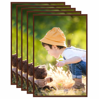 Fotolijsten 5 St Voor Wand 42X59,4Cm Mdf Bronskleurig