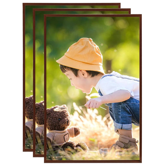 Fotolijsten 3 St Voor Wand Of Tafel 70X90 Cm Mdf Bronskleurig