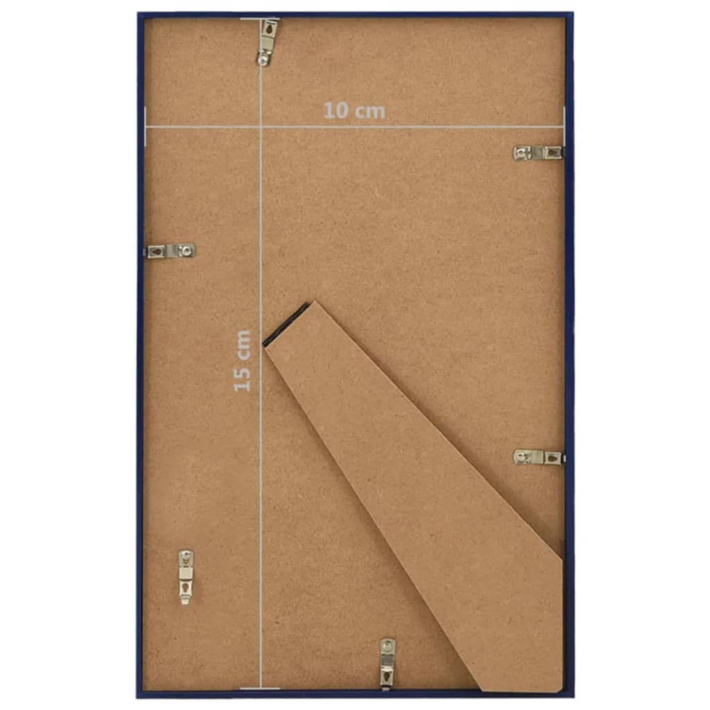 Fotolijsten 10 St Voor Tafel 10X15 Cm Mdf Blauw