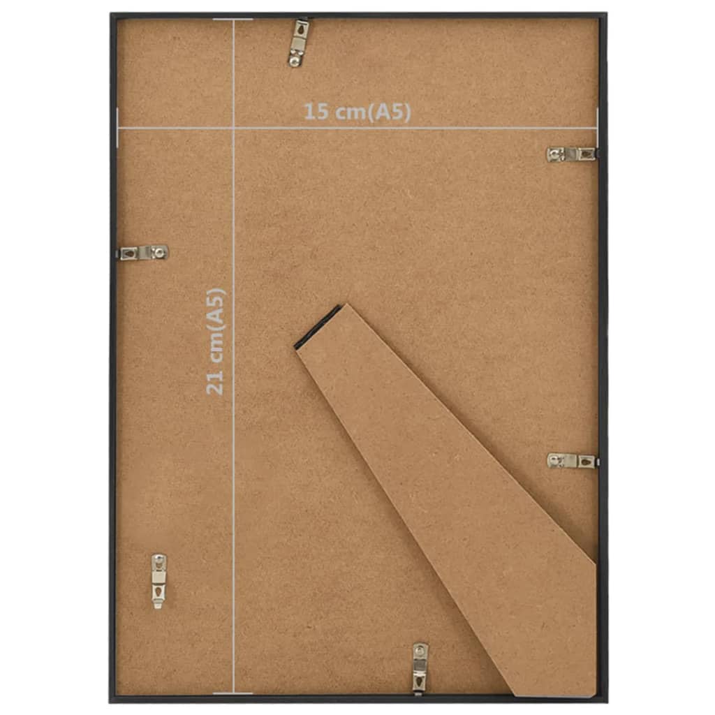 Fotolijsten 10 St Voor Tafel 15X21Cm Mdf Zwart