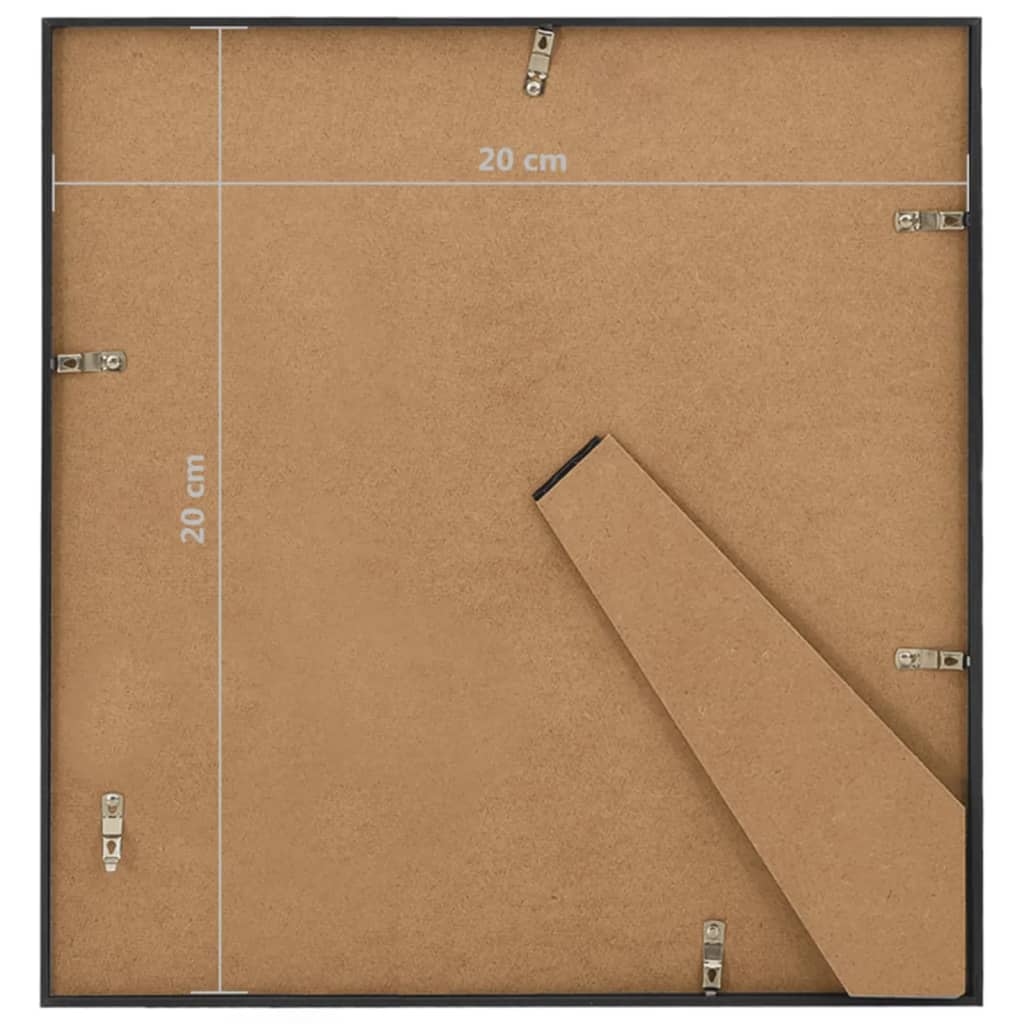 Fotolijsten 5 St Voor Tafel 20X20 Cm Mdf Zwart