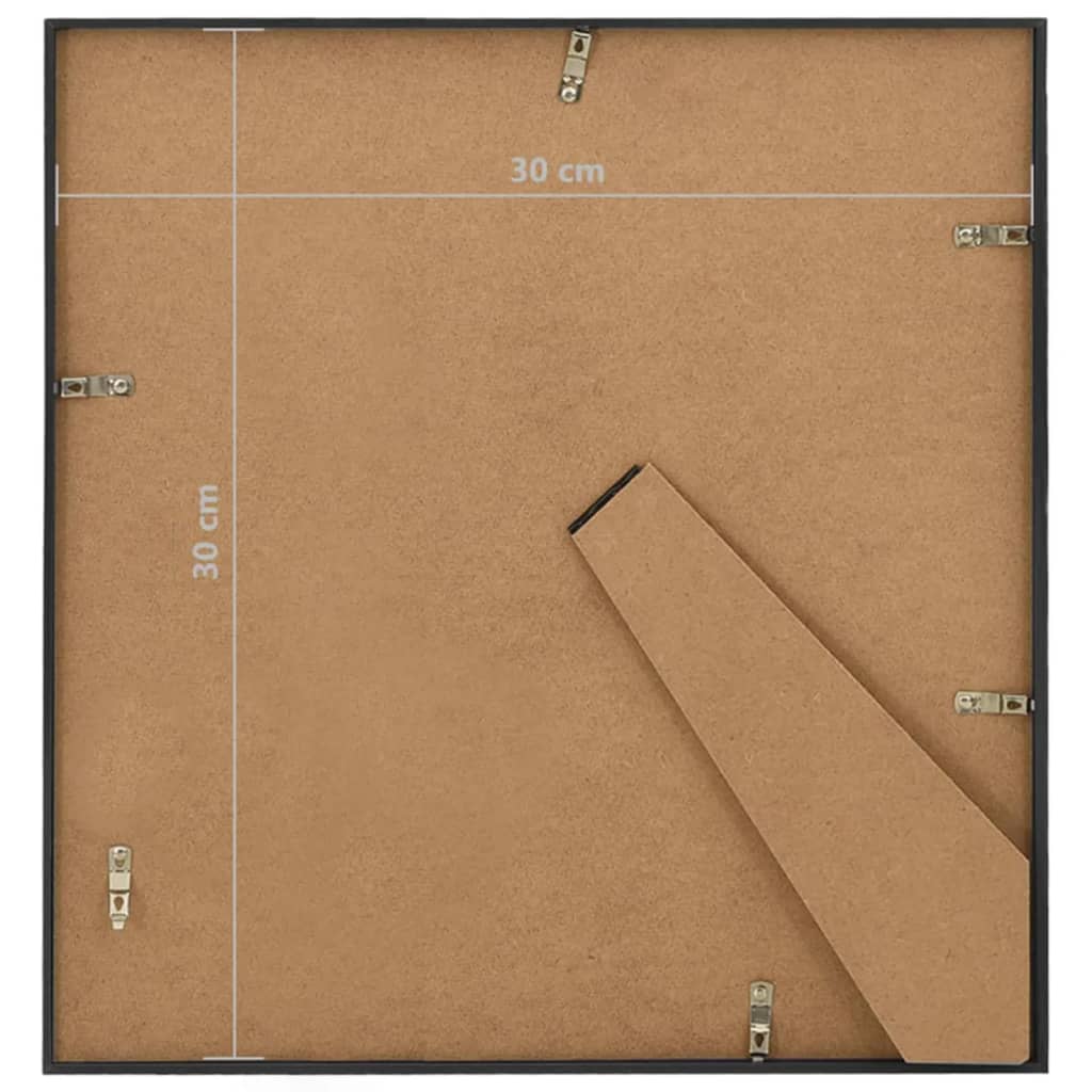 Fotolijsten 5 St Voor Tafel 30X30 Cm Mdf Zwart