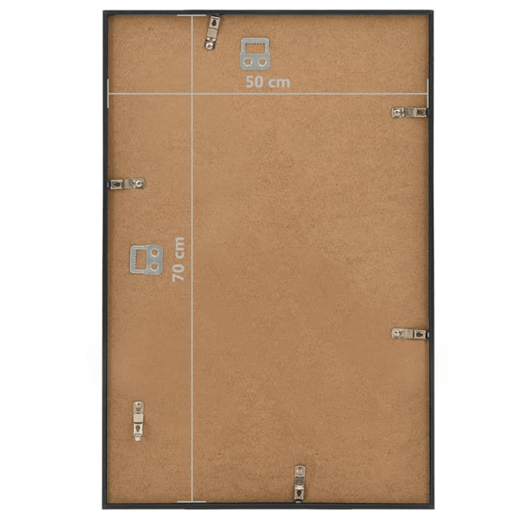 Fotolijsten 3 St Voor Wand 50X70 Cm Mdf Zwart