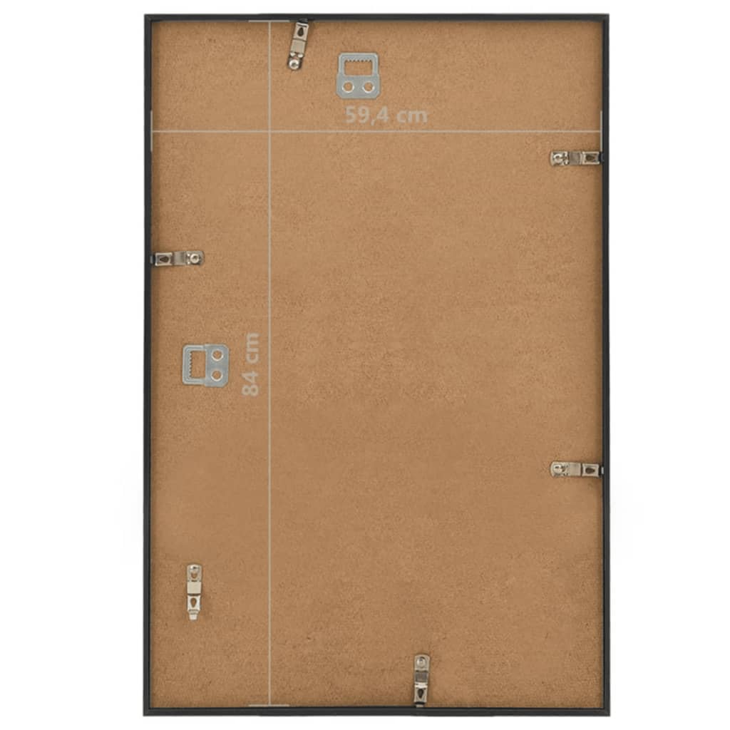 Fotolijsten 5 St Voor Wand 59,4X84Cm Mdf Zwart