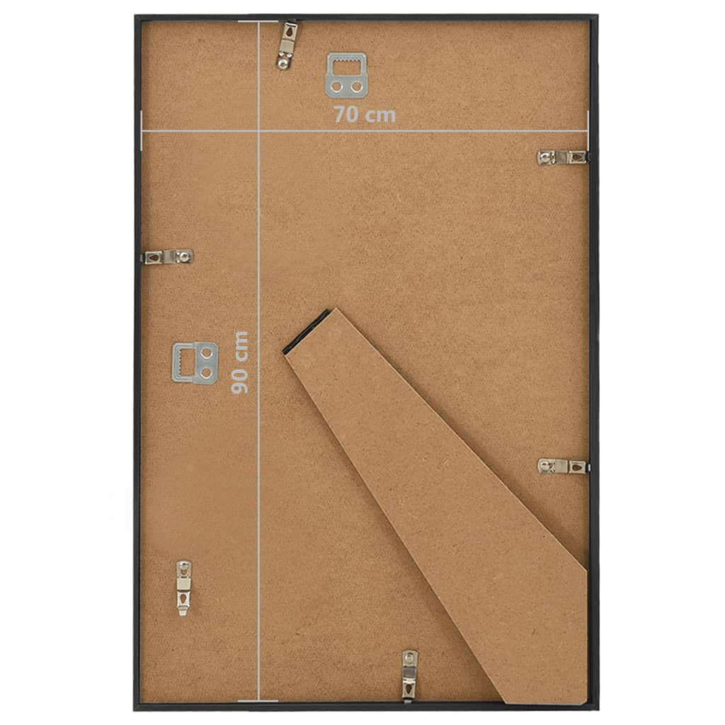 Fotolijsten 3 St Voor Wand Of Tafel 70X90 Cm Mdf Zwart