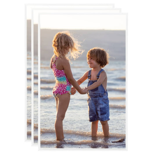 Fotolijsten 3 St Voor Tafel 13X18 Cm Mdf Wit