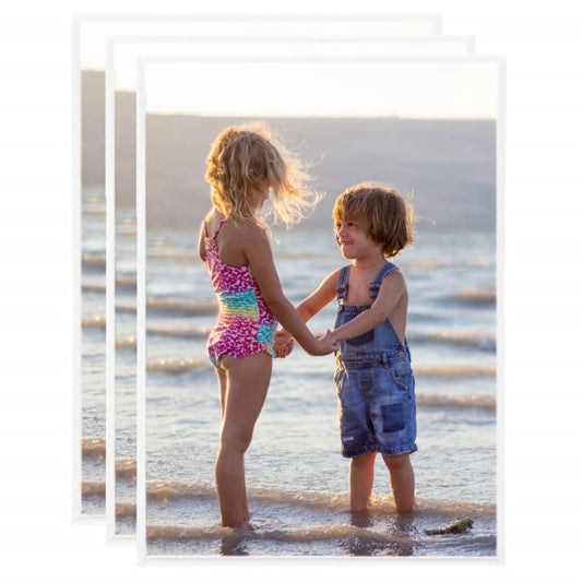 Fotolijsten 3 St Voor Tafel 15X21 Cm Mdf Wit