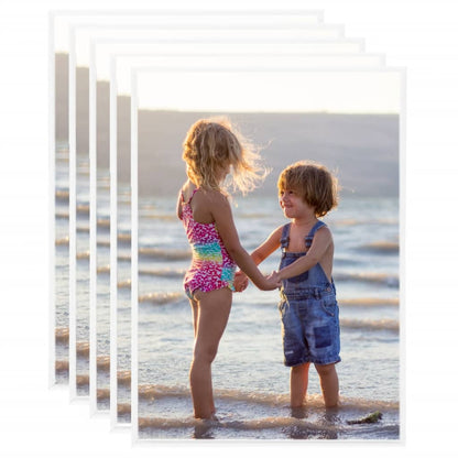 Fotolijsten 5 St Voor Tafel 18X24 Cm Mdf Wit