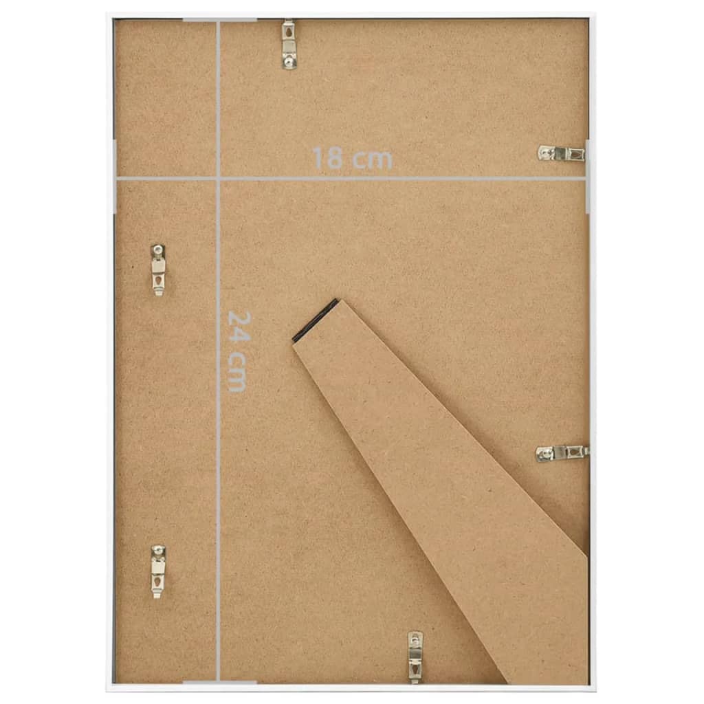 Fotolijsten 5 St Voor Tafel 18X24 Cm Mdf Wit