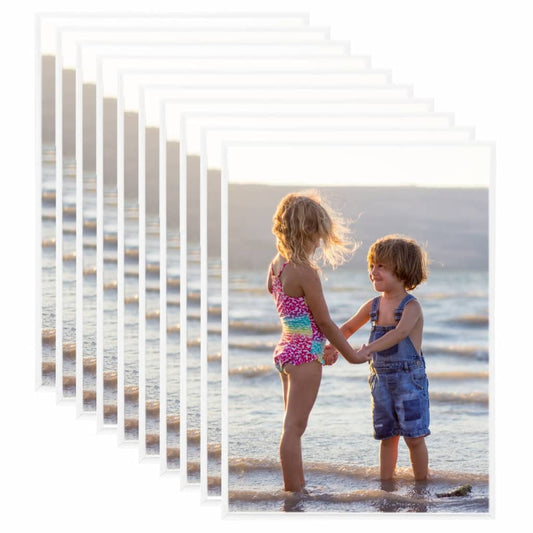 Fotolijsten 10 St Voor Tafel 18X24 Cm Mdf Wit