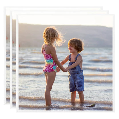 Fotolijsten 3 St Voor Tafel 20X20 Cm Mdf Wit