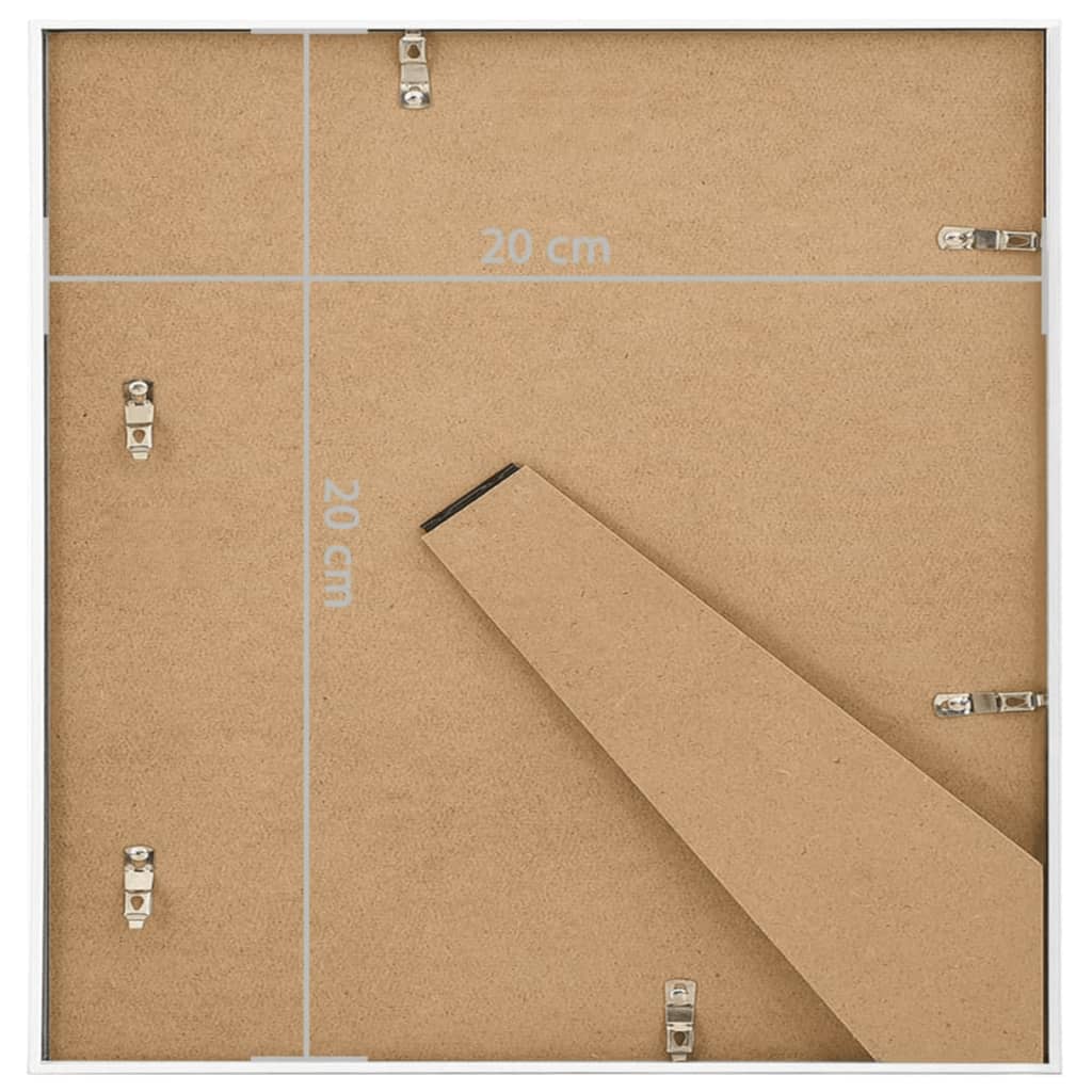 Fotolijsten 5 St Voor Tafel 20X20 Cm Mdf Wit