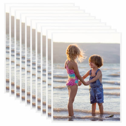 Fotolijsten 10 St Voor Tafel 20X25 Cm Mdf Wit