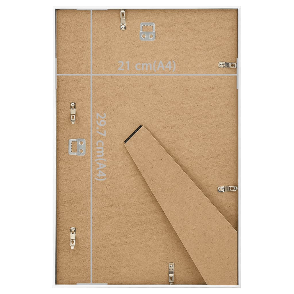 Fotolijsten 5 St Voor Tafel 21X29,7 Cm Mdf Wit