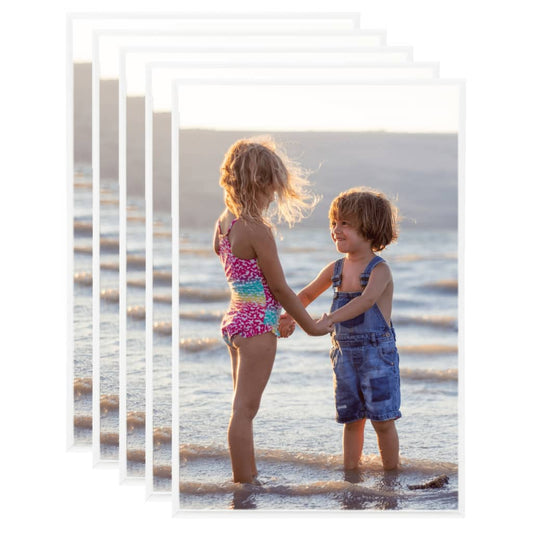 Fotolijsten 5 St Voor Tafel 28X35 Cm Mdf Wit