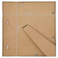 Fotolijsten 5 St Voor Tafel 30X30 Cm Mdf Wit