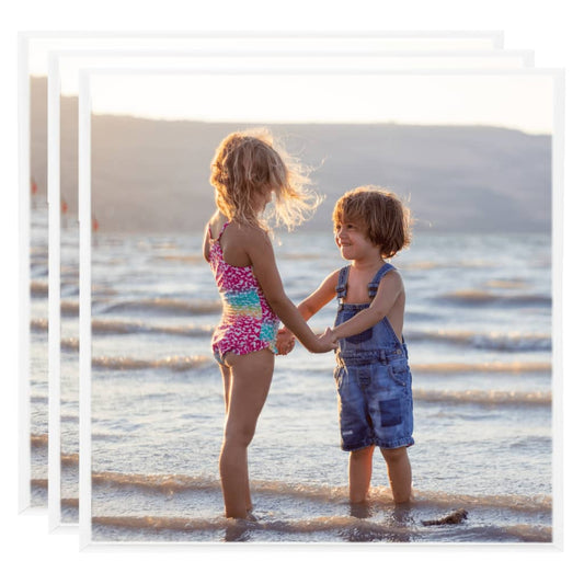 Fotolijsten 3 St Voor Wand 40X40 Cm Mdf Wit
