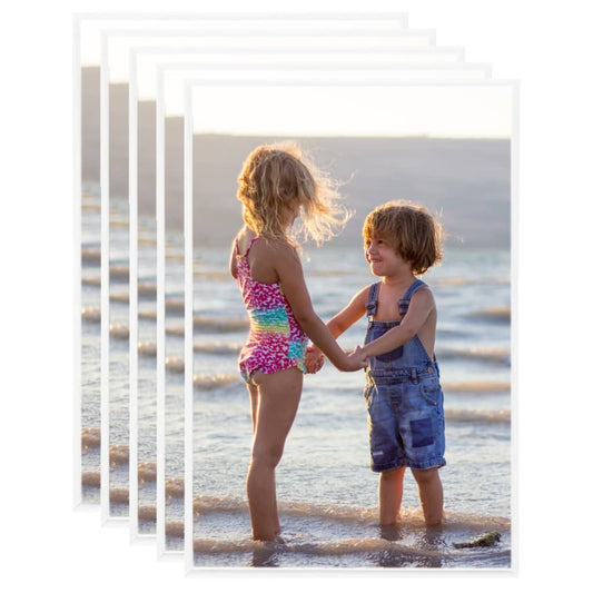 Fotolijsten 5 St Voor Wand 42X59,4Cm Mdf Wit