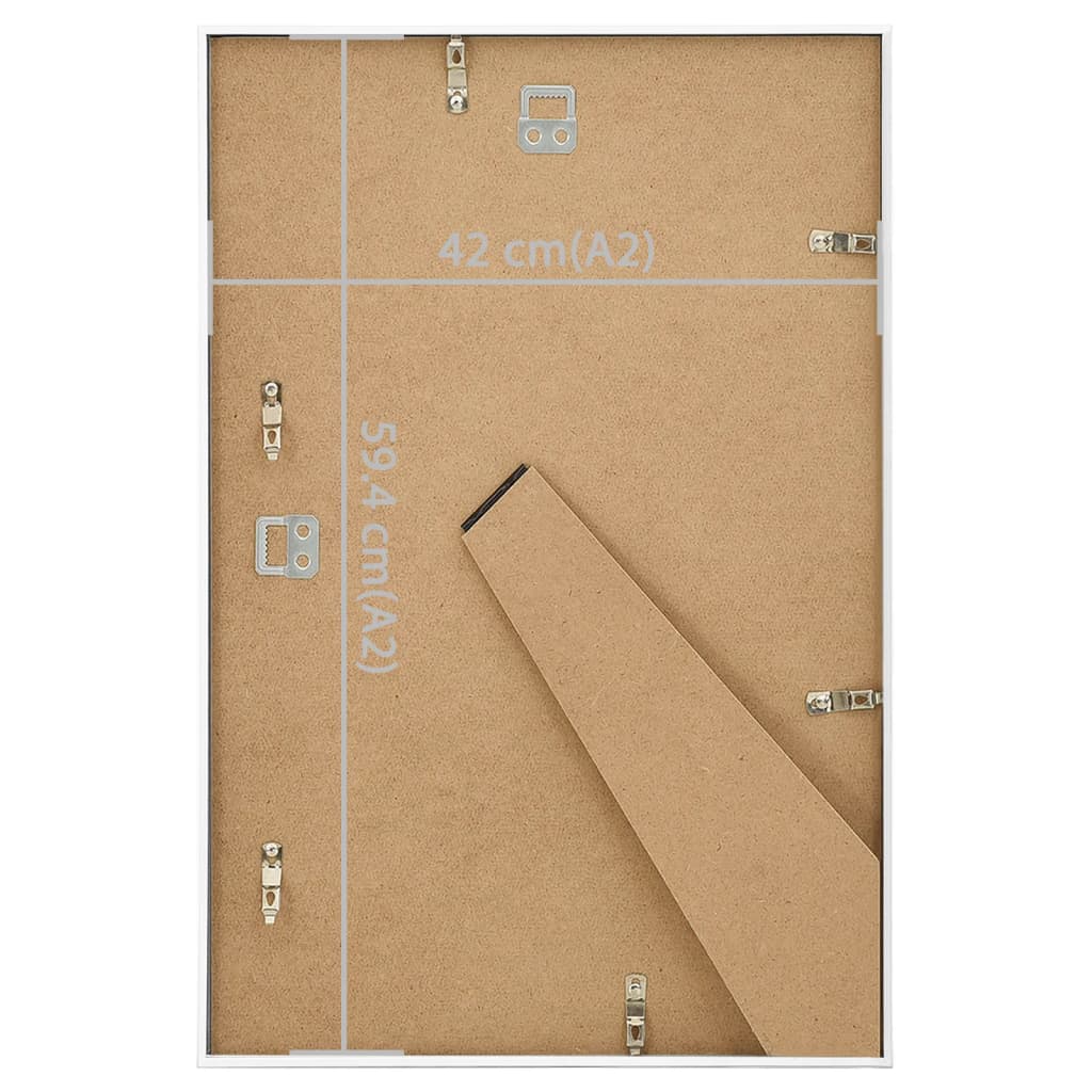 Fotolijsten 5 St Voor Wand 42X59,4Cm Mdf Wit