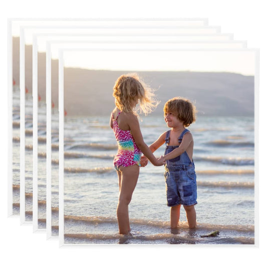 Fotolijsten 5 St Voor Wand 50X50 Cm Mdf Wit