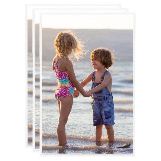 Fotolijsten 3 St Voor Wand Of Tafel 59,4X84 Cm Mdf Wit
