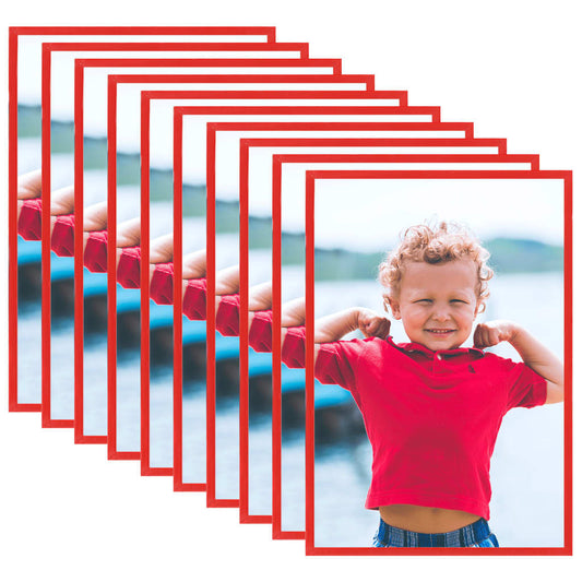 Fotolijsten 10 St Voor Tafel 10X15 Cm Mdf Rood