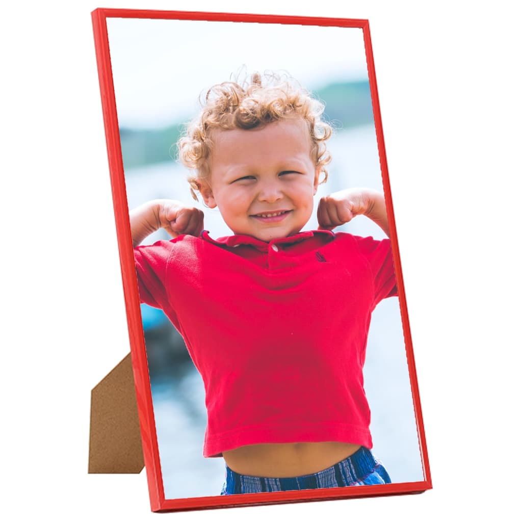 Fotolijsten 10 St Voor Tafel 10X15 Cm Mdf Rood