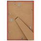 Fotolijsten 5 St Voor Wand Of Tafel 13X18 Cm Mdf Rood