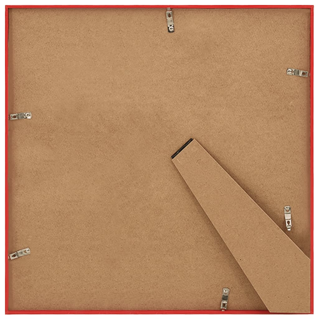Fotolijsten 3 St Voor Tafel 20X20 Cm Mdf Rood
