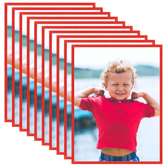 Fotolijsten 10 St Voor Wand Of Tafel 20X25 Cm Mdf Rood