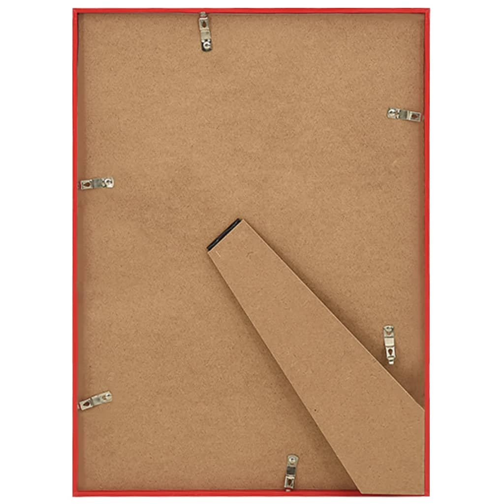 Fotolijsten 5 St Voor Tafel 21X29,7 Cm Mdf Rood