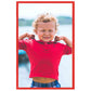 Fotolijsten 3 St Voor Wand Of Tafel 28X35 Cm Mdf Rood