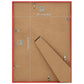 Fotolijsten 3 St Voor Wand Of Tafel 29,7X42 Cm Mdf Rood