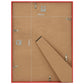Fotolijsten 5 St Voor Wand Of Tafel 40X50 Cm Mdf Rood