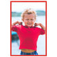 Fotolijsten 3 St Voor Wand Of Tafel 50X70 Cm Mdf Rood