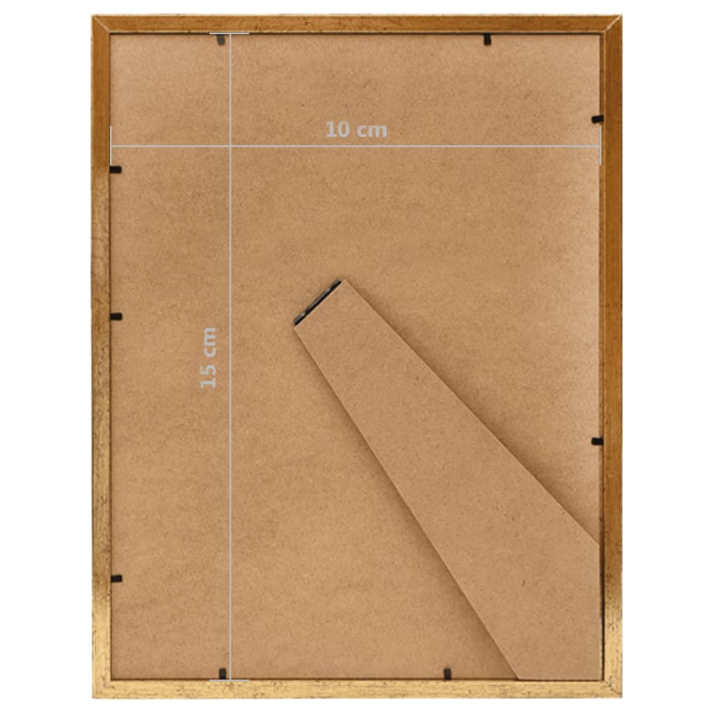 Fotolijsten 10 St Voor Tafel 10X15 Cm Mdf Goudkleurig