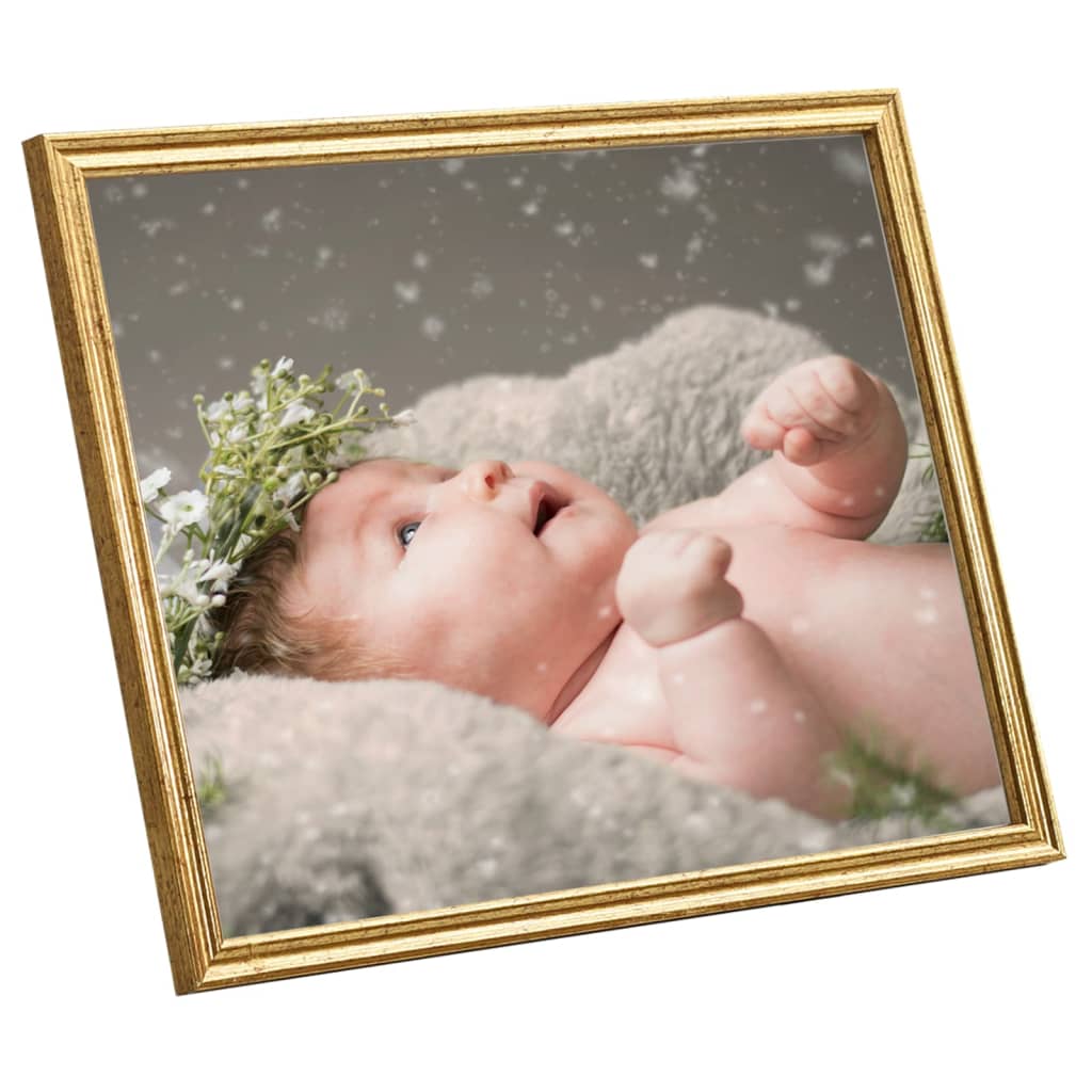Fotolijsten 10 St Voor Tafel 13X18 Cm Mdf Goudkleurig