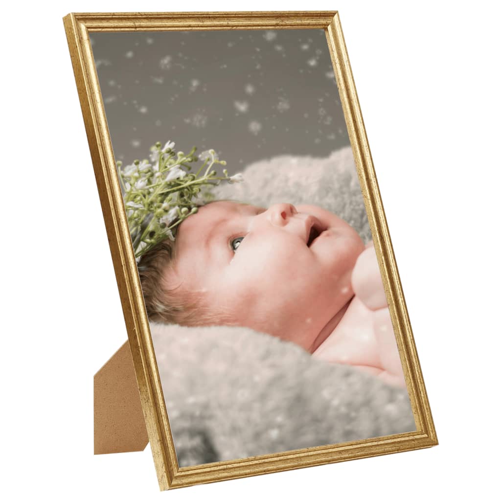 Fotolijsten 10 St Voor Tafel 15X21 Cm Mdf Goudkleurig