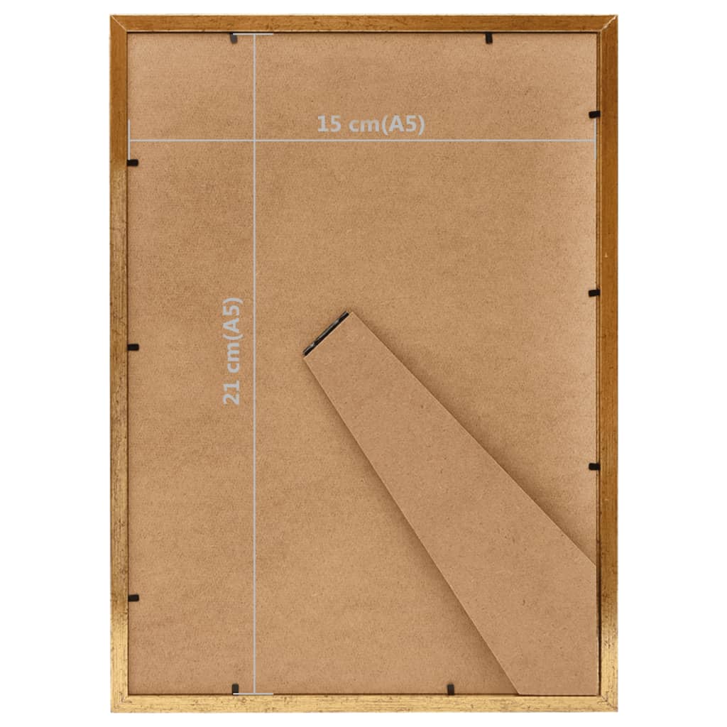 Fotolijsten 10 St Voor Tafel 15X21 Cm Mdf Goudkleurig