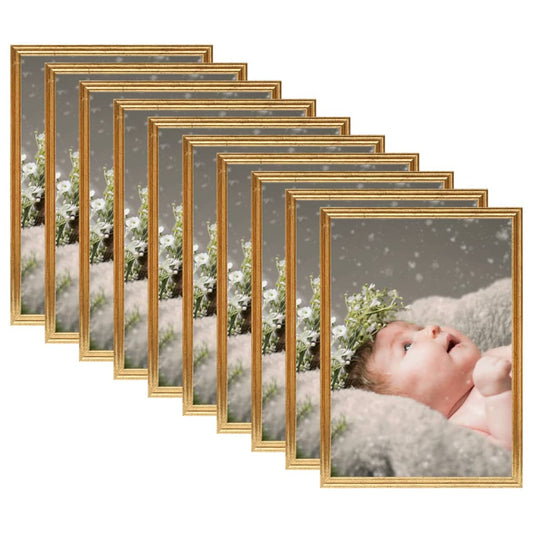 Fotolijsten 10 St Voor Tafel 18X24 Cm Mdf Goudkleurig