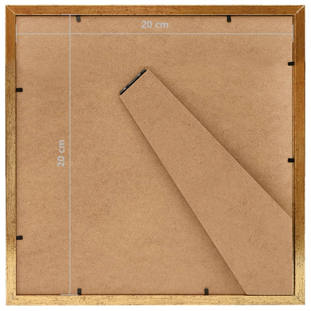 Fotolijsten 10 St Voor Tafel 20X20 Cm Mdf Goudkleurig
